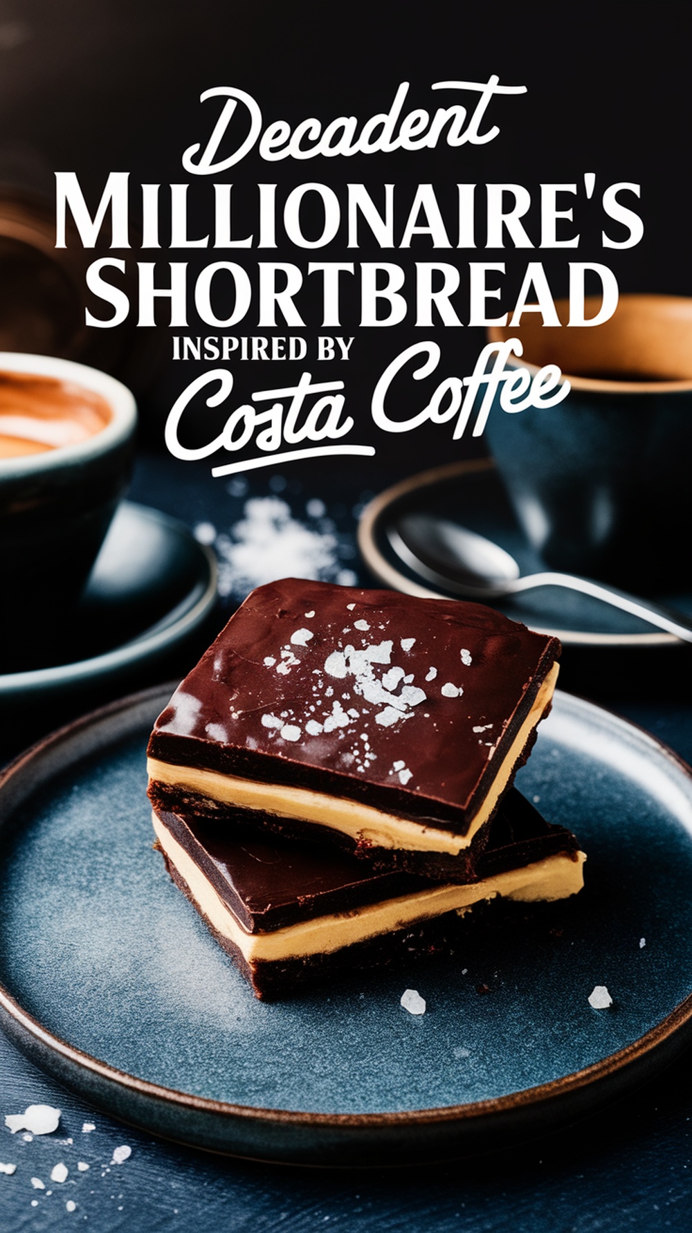 Decadent Millionaire’s Shortbread Inspired by Costa Coffee