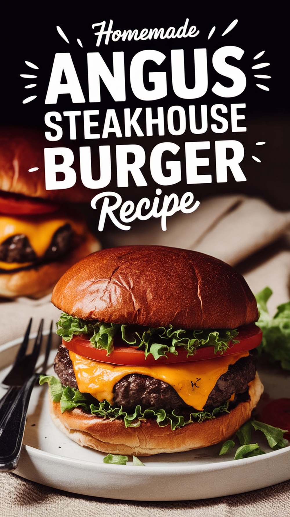 Homemade Angus Steakhouse Burger Fakeaway Recipe