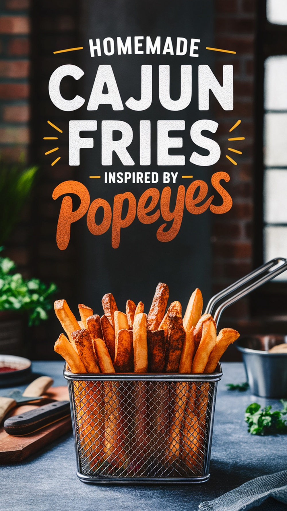 Homemade Cajun Fries Inspired by Popeyes