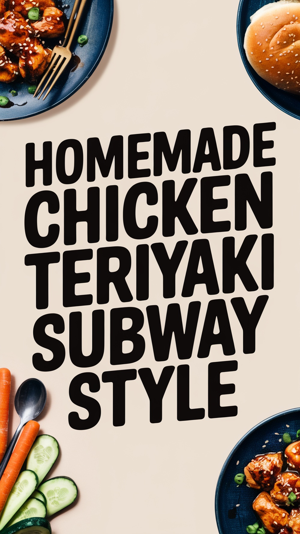 Homemade Chicken Teriyaki Subway Style