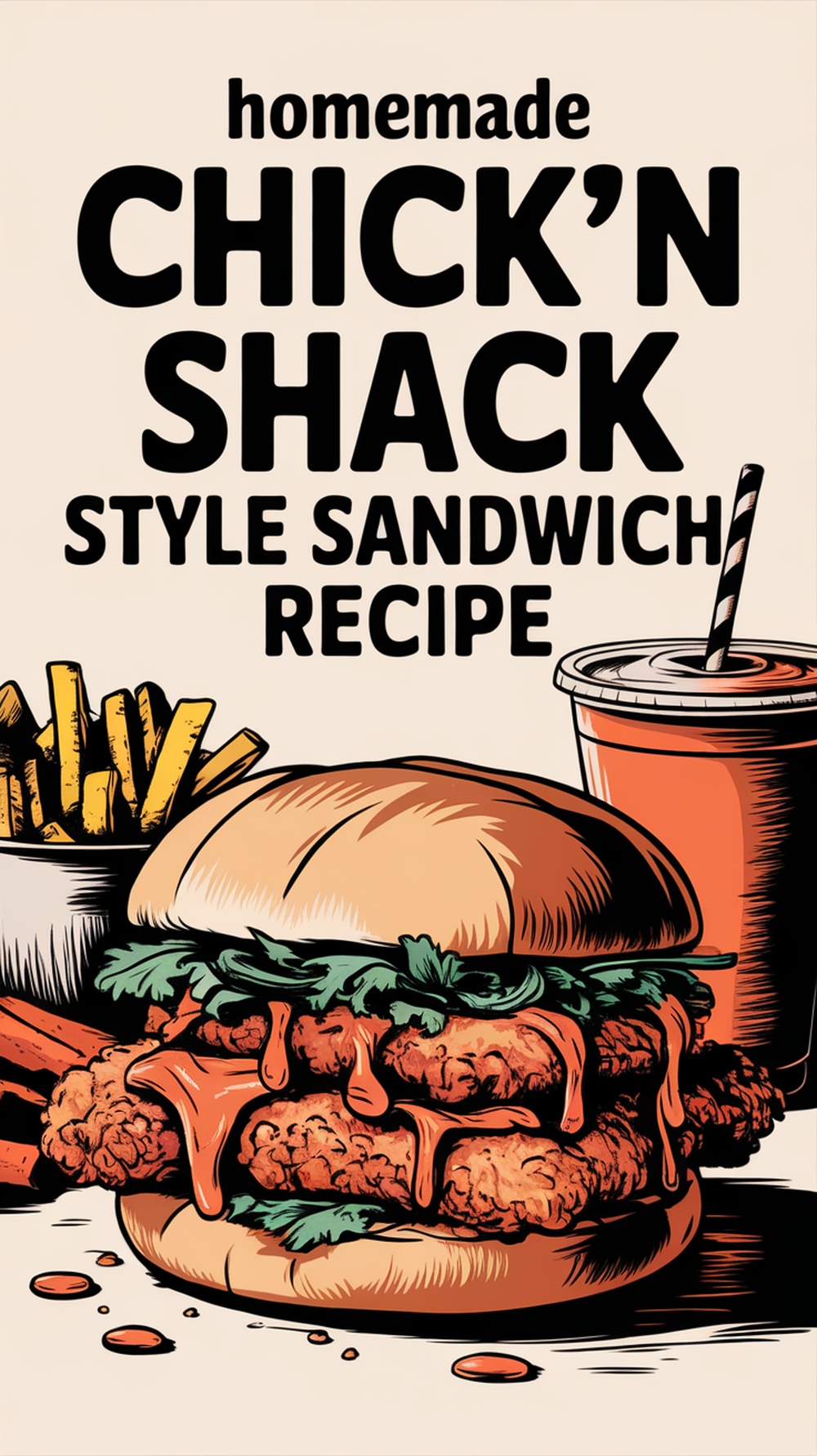 Homemade Chick’n Shack Style Sandwich Recipe