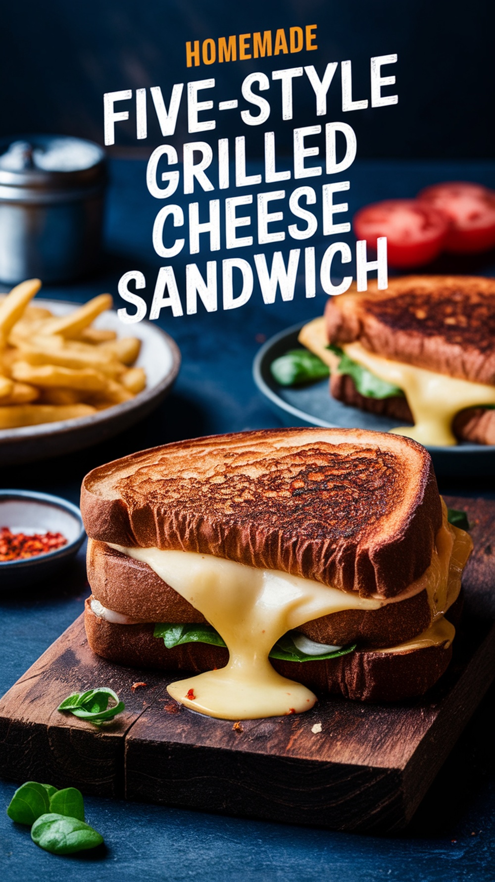 Homemade Five Guys-Style Grilled Cheese Sandwich