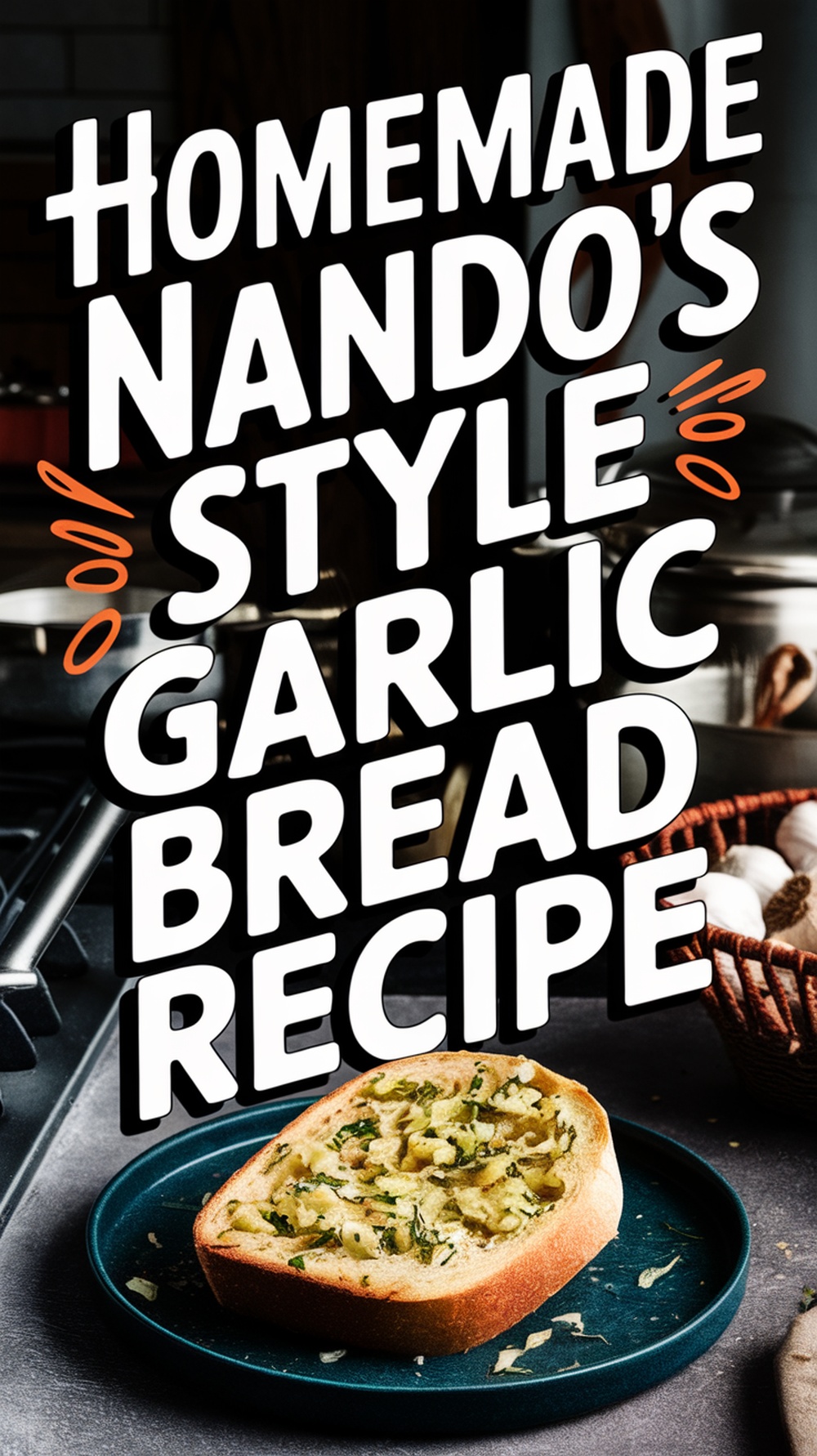 Homemade Nando’s Style Garlic Bread Recipe