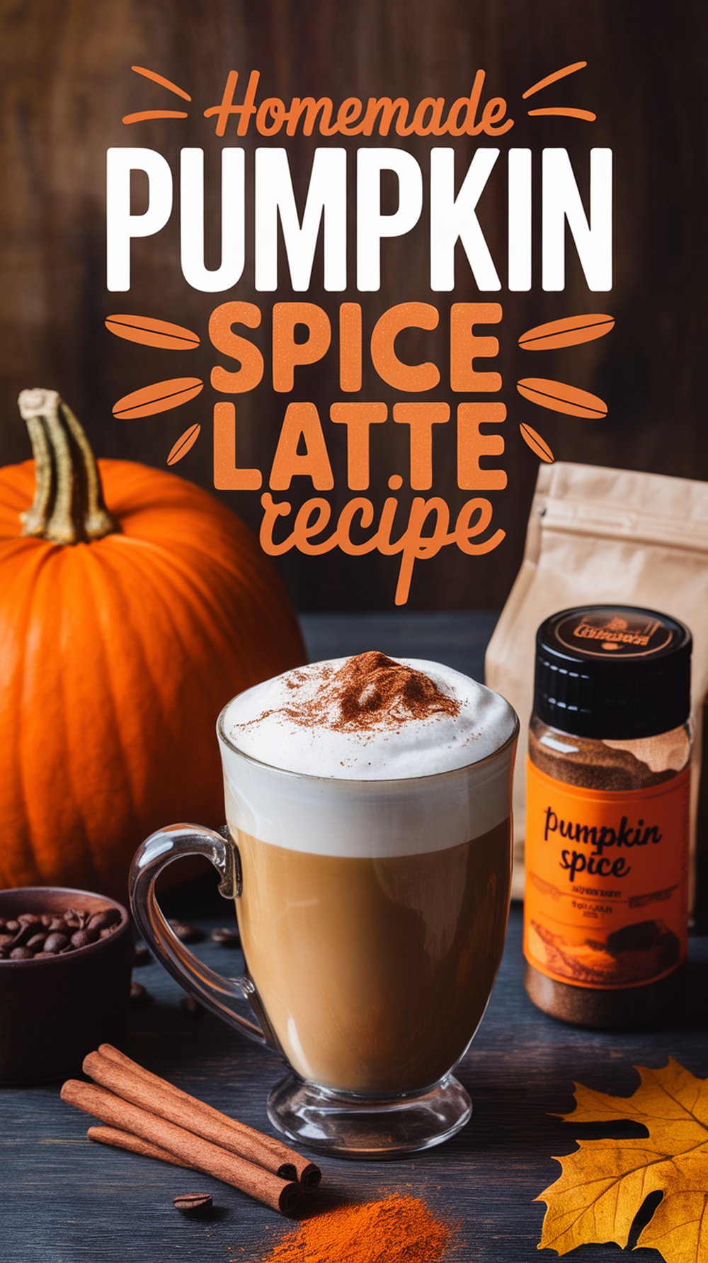 Homemade Pumpkin Spice Latte Recipe