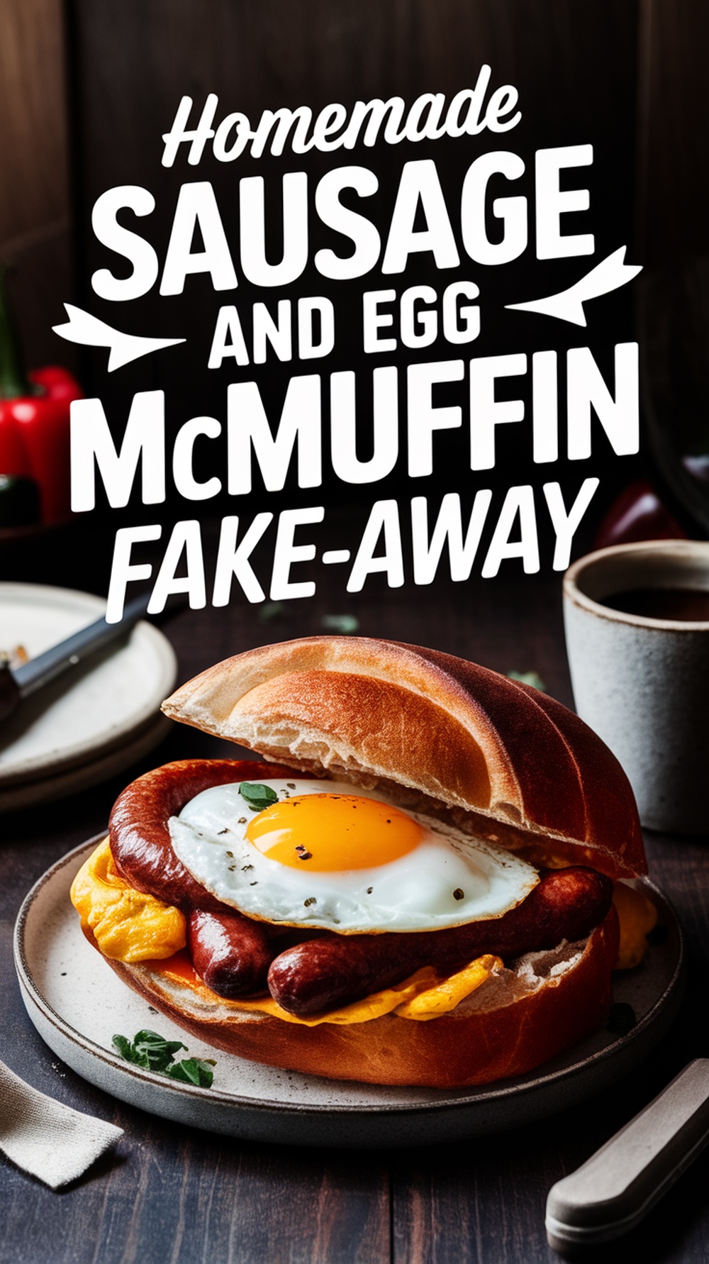 Homemade Sausage and Egg McMuffin Fakeaway Recipe