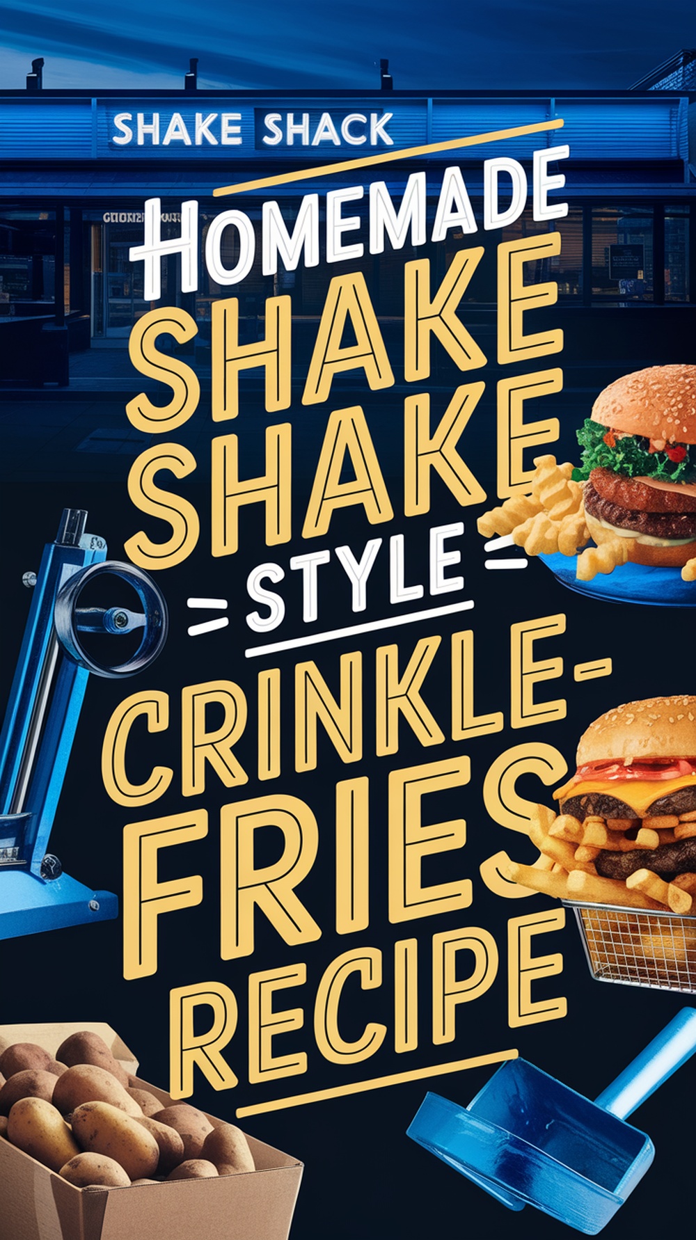 Homemade Shake Shack-Style Crinkle-Cut Fries Recipe