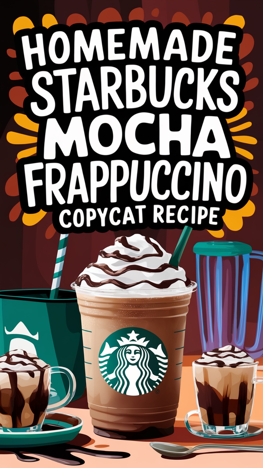 Homemade Starbucks Mocha Frappuccino Copycat Recipe