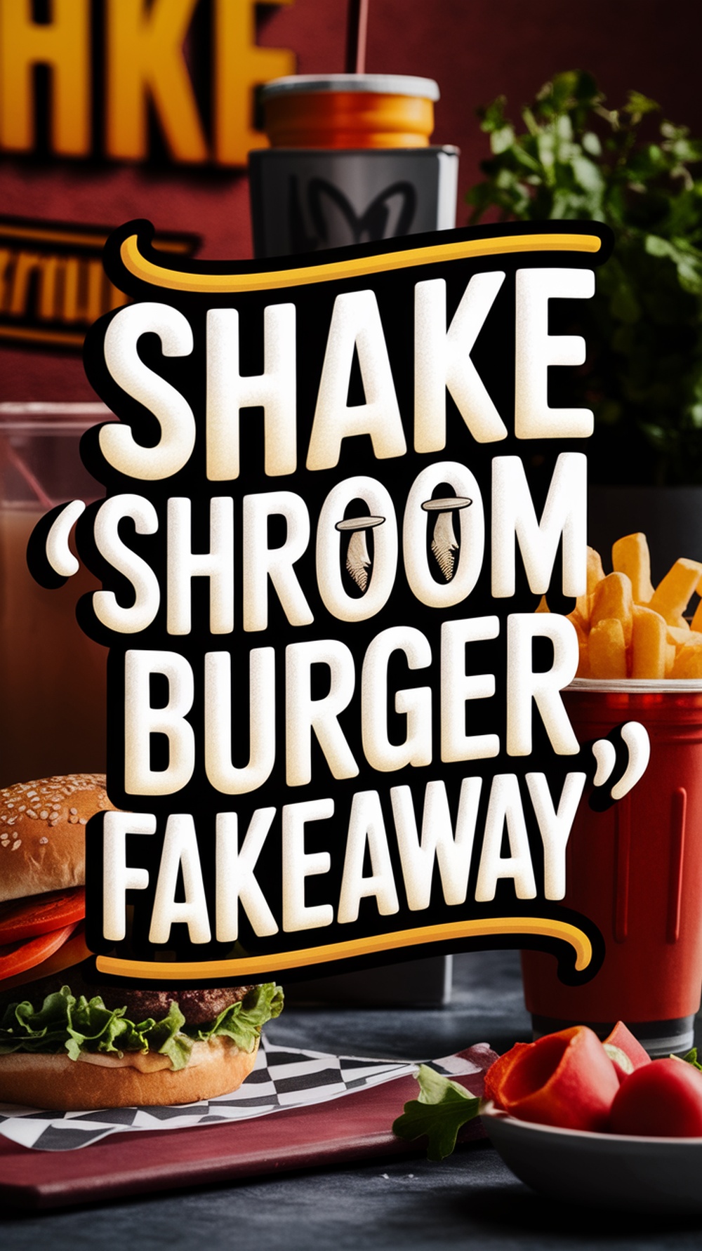Shake Shack ‘Shroom Burger Fakeaway